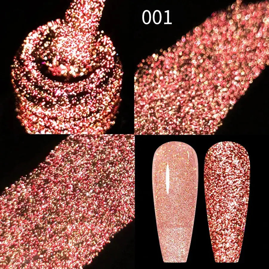 8ml Reflective Glitter Gel Polish – Super Flash Diamond UV/LED T.L.H.M