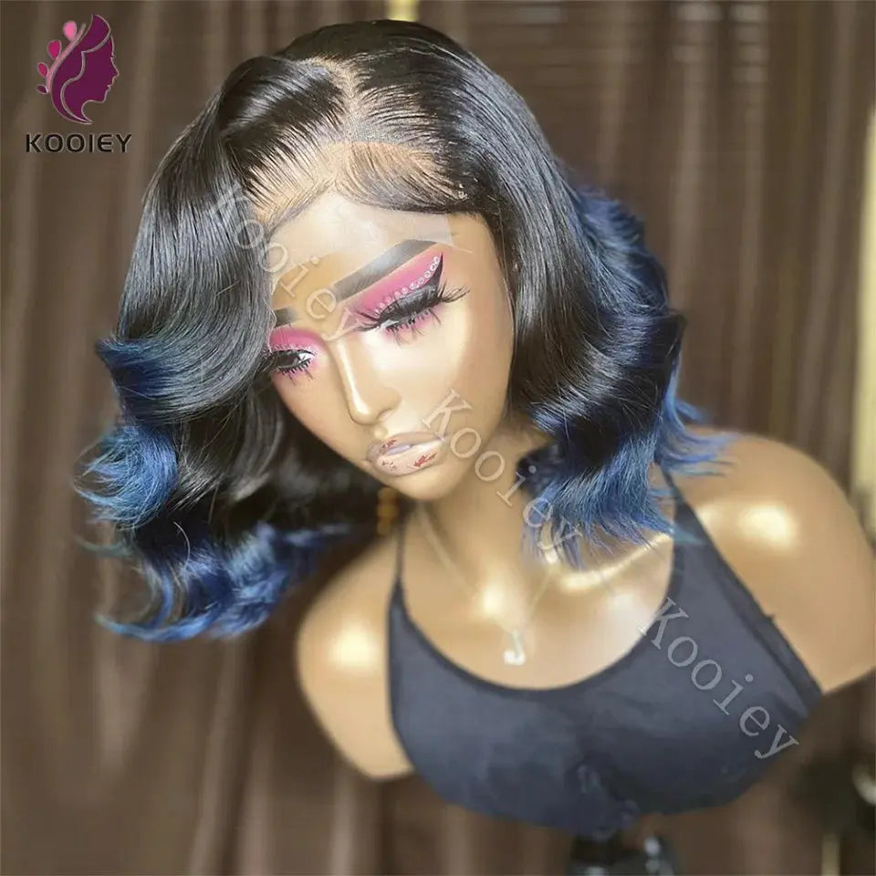 Dark Root Ombre Color Body Wave Wig T.L.H.M