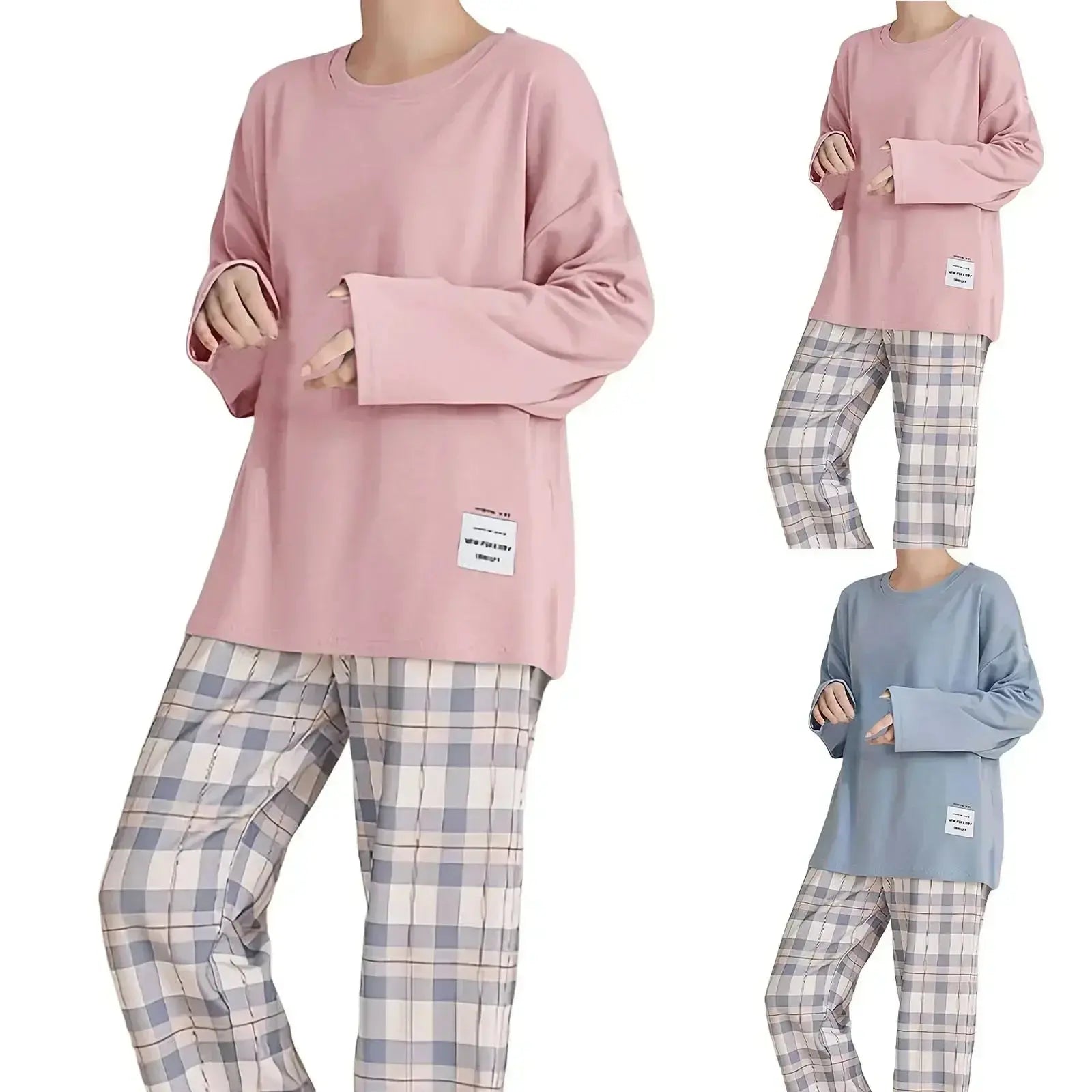 Cotton 2-Piece Plus Size Loungewear Pajama Set T.L.H.M