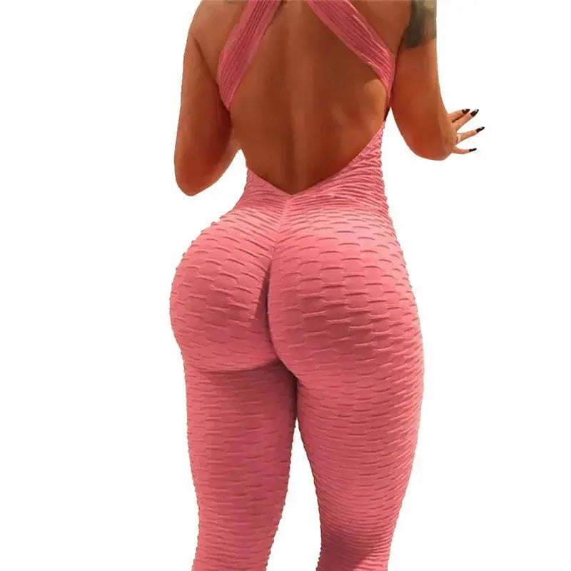 Backless Seamless Push-Up Jumpsuit – Available in 8 Colors T.L.H.M