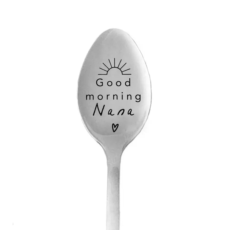 1pc Love Letter Stainless Steel Milk and Coffee Spoons T.L.H.M