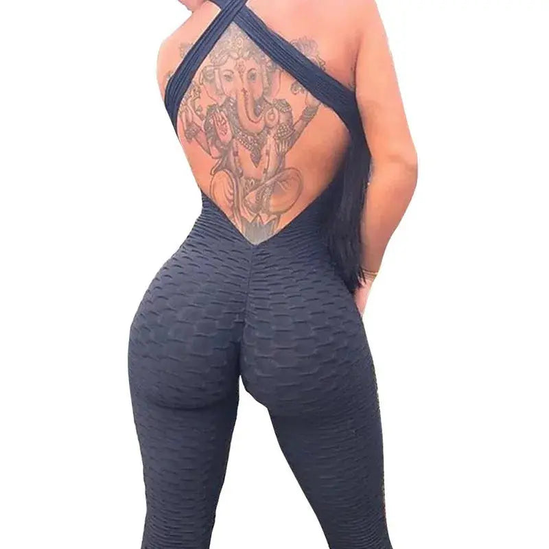 Backless Seamless Push-Up Jumpsuit – Available in 8 Colors T.L.H.M