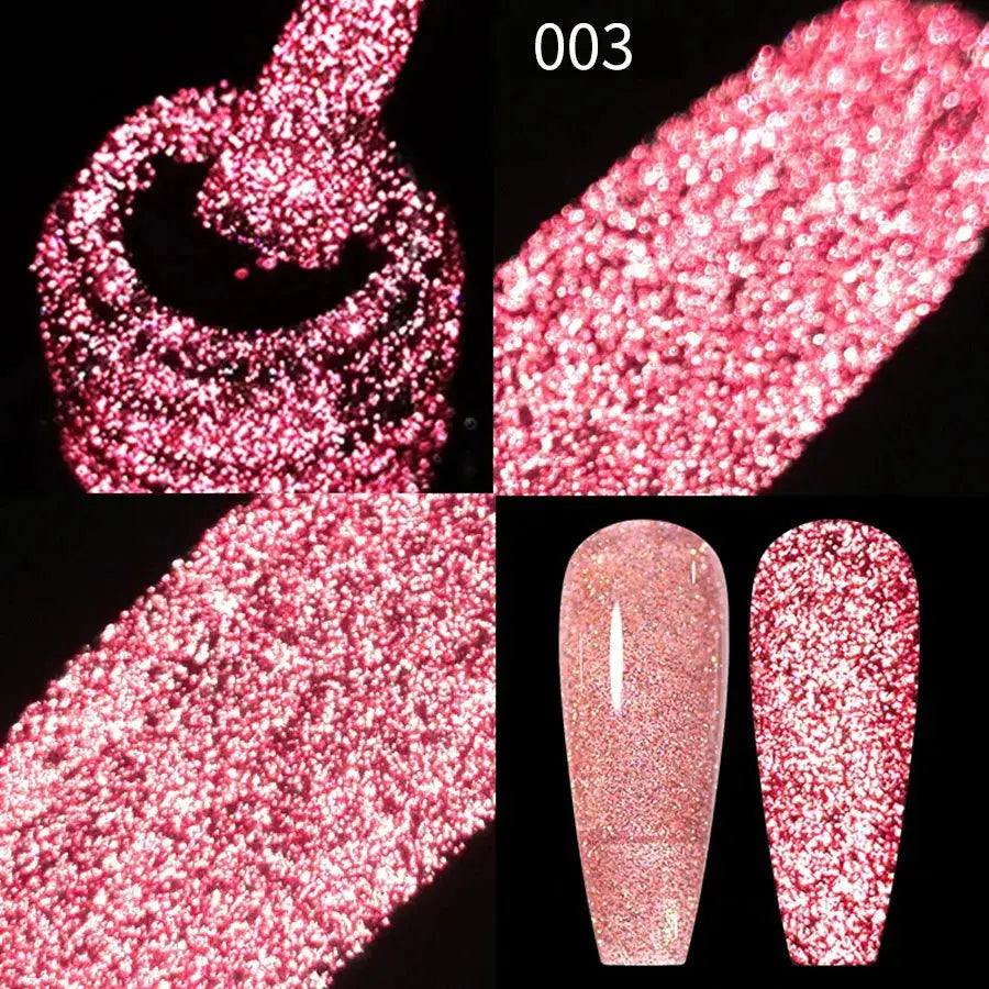 8ml Reflective Glitter Gel Polish – Super Flash Diamond UV/LED T.L.H.M