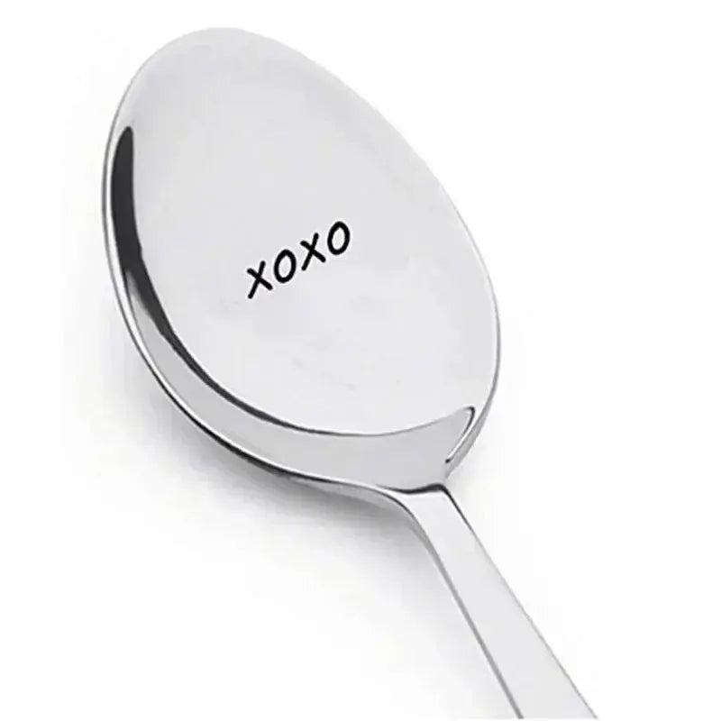 1pc Love Letter Stainless Steel Milk and Coffee Spoons T.L.H.M