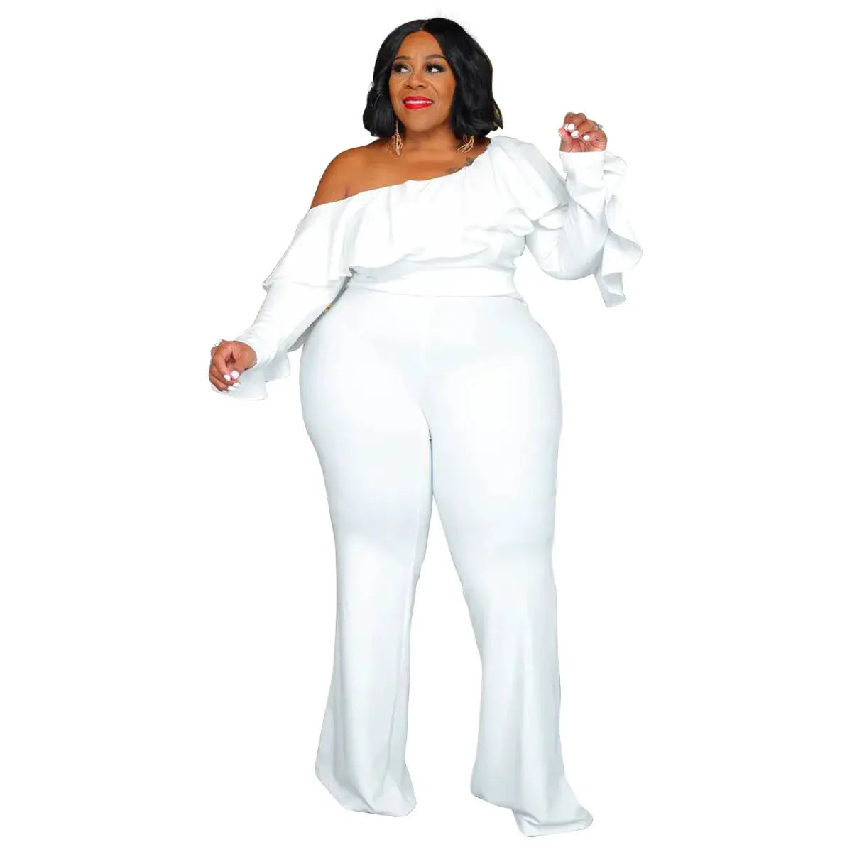 Plus Size Jumpsuit Urban Leisure Bodysuit  Wide Leg Jumpsuit T.L.H.M